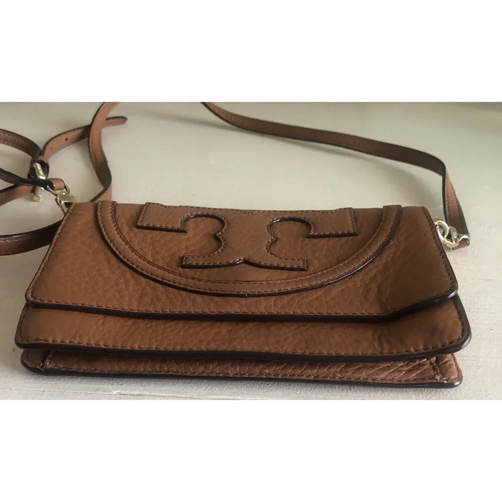 Tory Burch ALL T Crossbody Bag Bark - Picture 7 of 12
